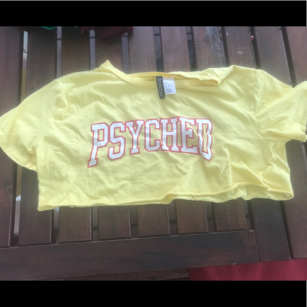 H&M Psyched Crop Top